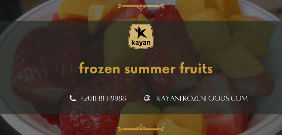 frozen summer fruits