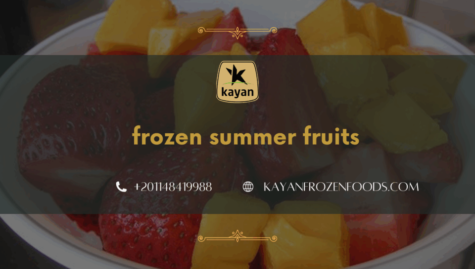 frozen summer fruits