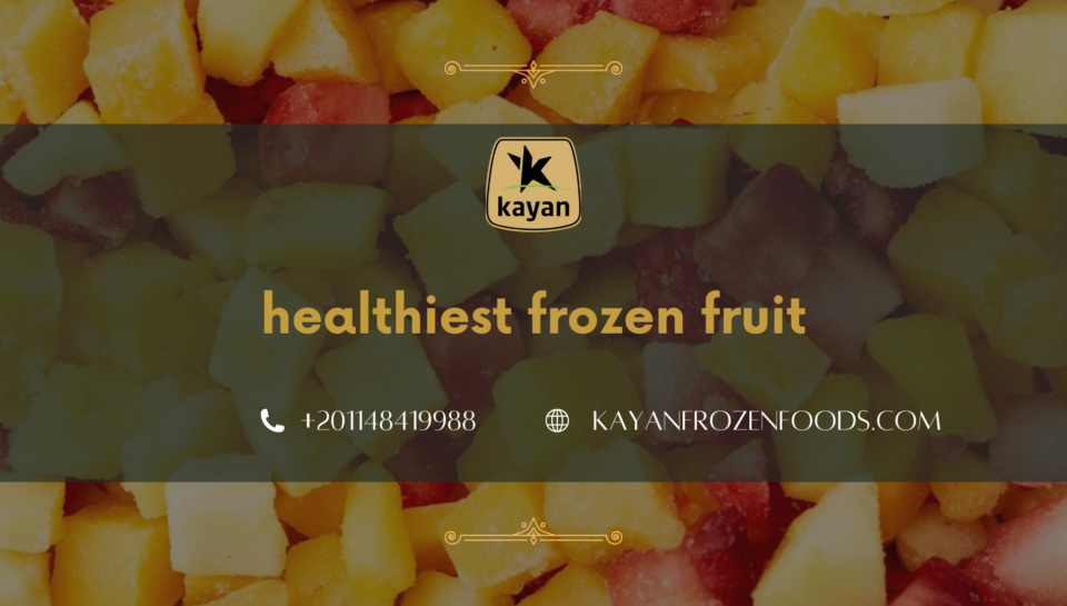 healthiest frozen fruit