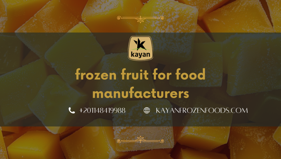frozen fruit for food manufacturers