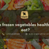 Are frozen vegetables healthy to eat?
