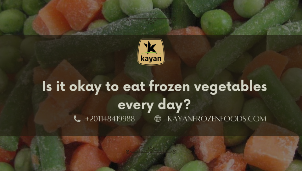 Is it okay to eat frozen vegetables every day