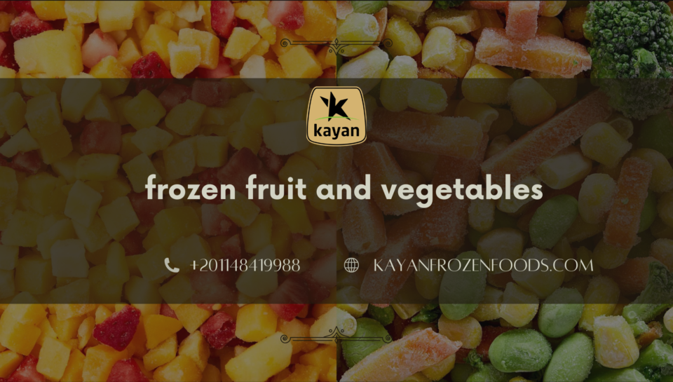 frozen fruit and vegetables​