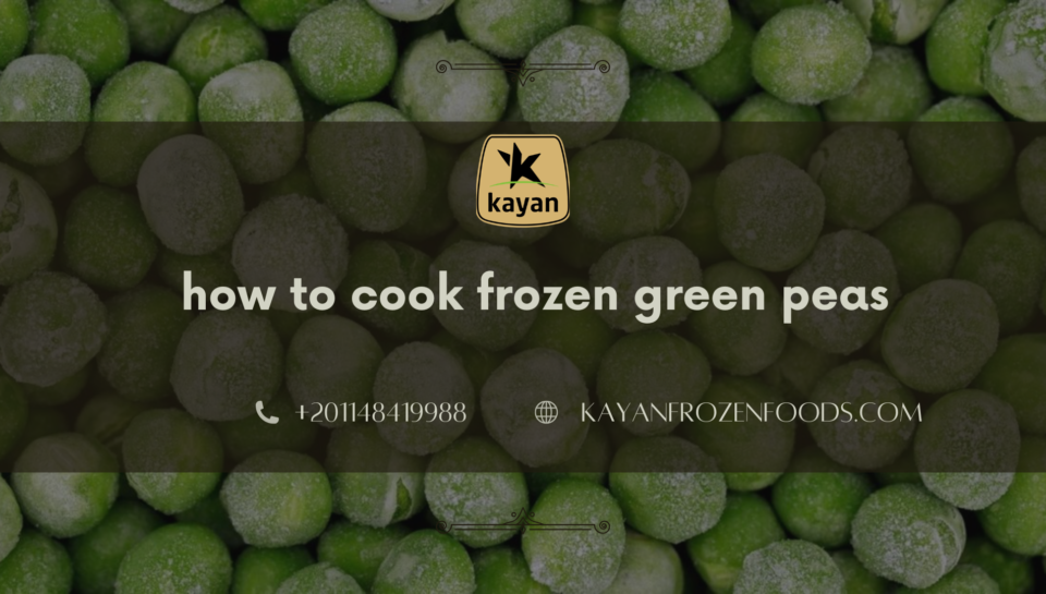 how to cook frozen green peas