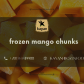 frozen mango chunks