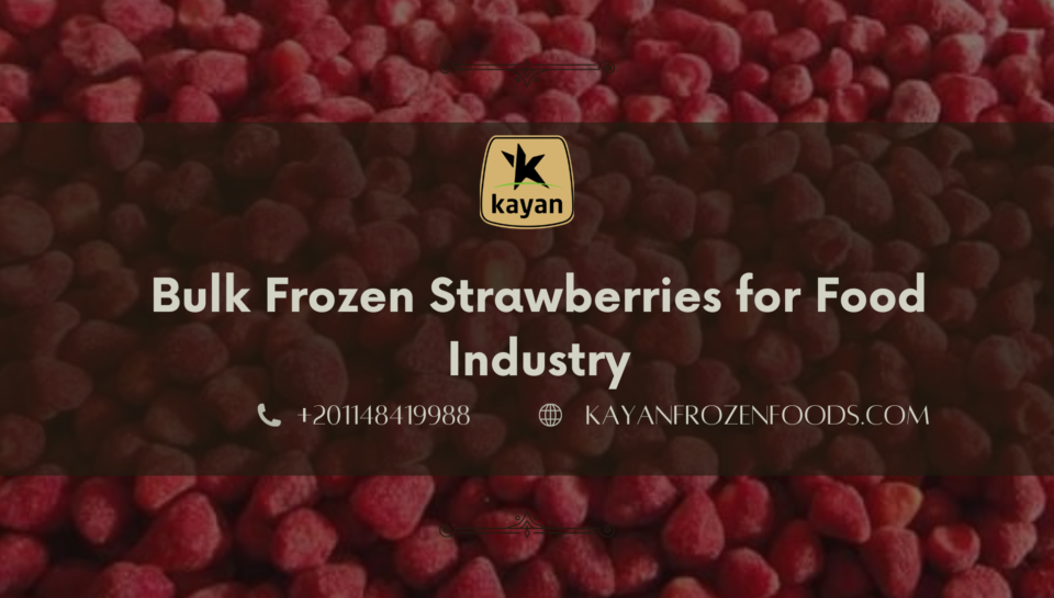 Bulk Frozen Strawberries for Food Industry