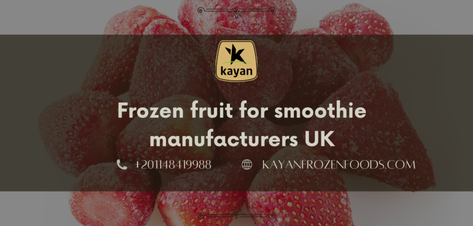 thank you (1) Frozen fruit for smoothie manufacturers UK